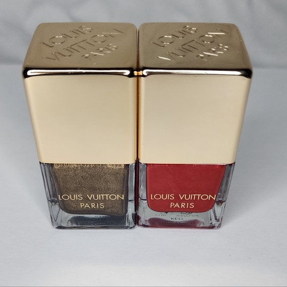 Rare Authentic Louis Vuitton nail polish VIP Japan Red Gold Vernis - Picture 3 of 8